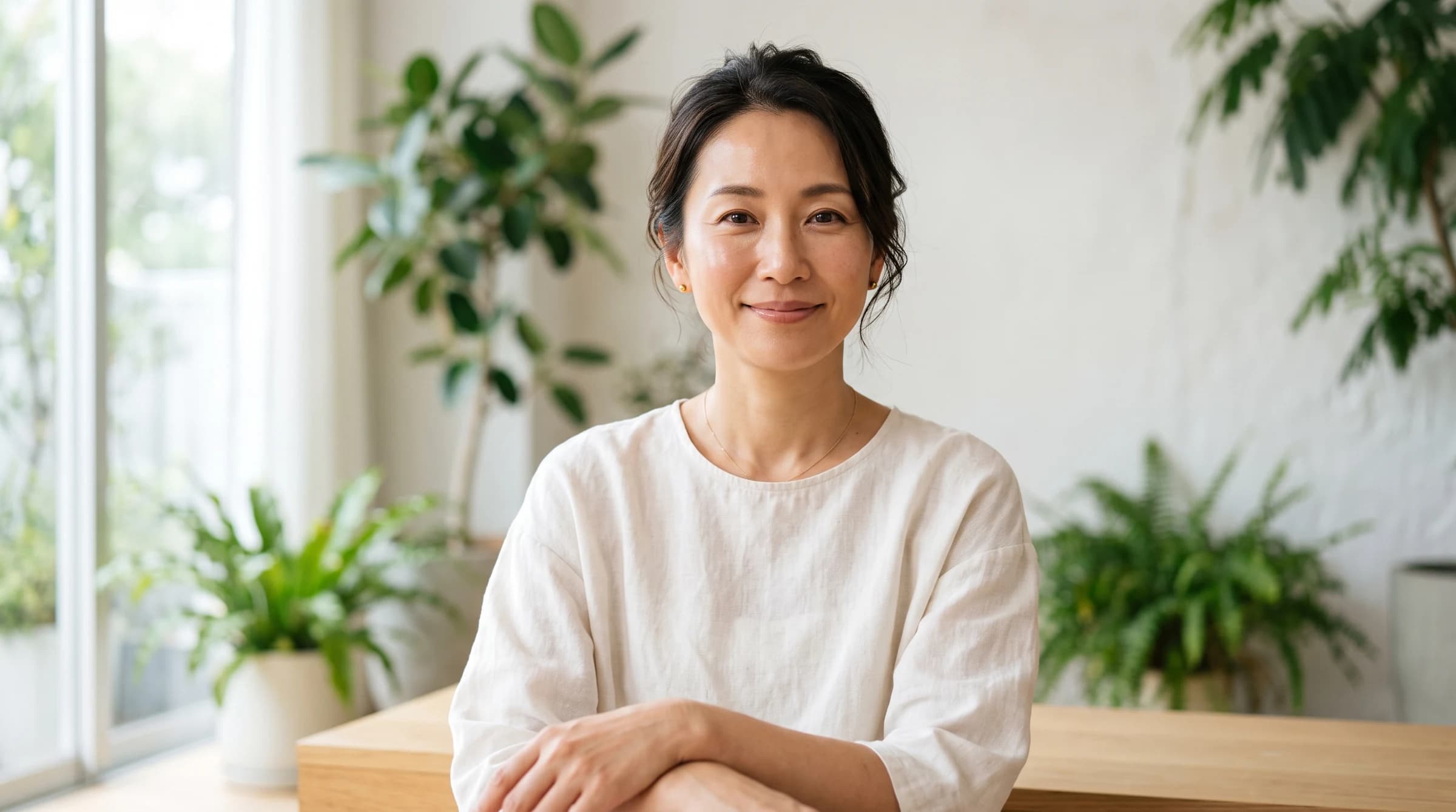 健やかな女性のイメージ